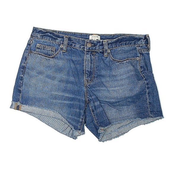 J. Crew Factory Pants - women J Crew blue jean denim shorts 100% cotton medium wash 28 6 8 bottoms
